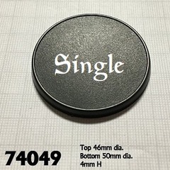 74049 - 50mm Round Gaming Base - Single